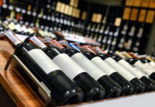etichette del vino
