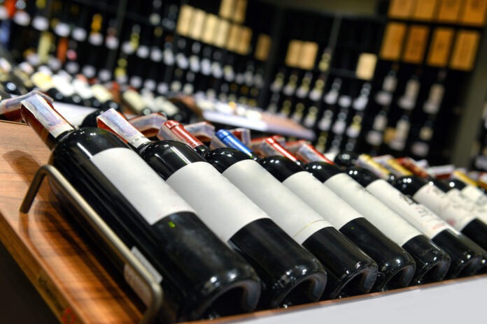 etichette del vino